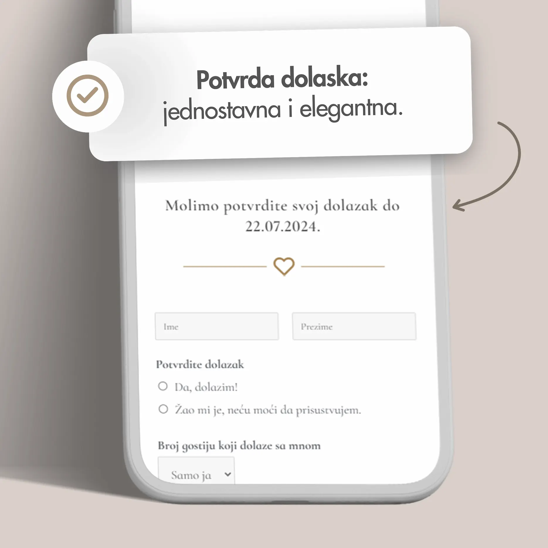 Ženska Elektronska Pozivnica za Prvi Rođendan sa Slikom