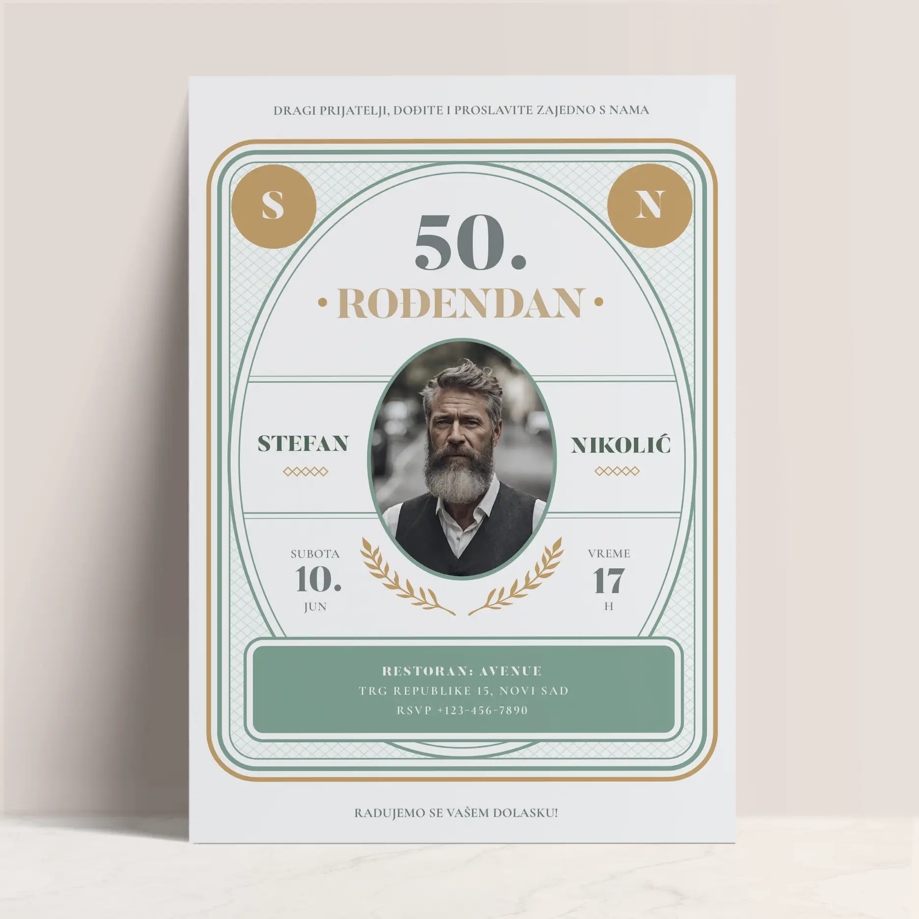 Art Deco: Elegantna Pozivnica za Odrasle